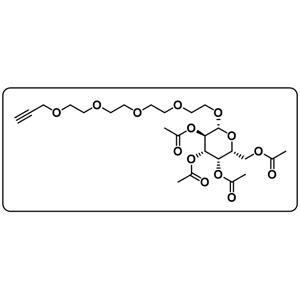 Propargyl-PEG4-tetra-Ac-beta-D-galactose