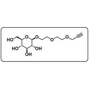 Propargyl-PEG2-beta-D-glucose