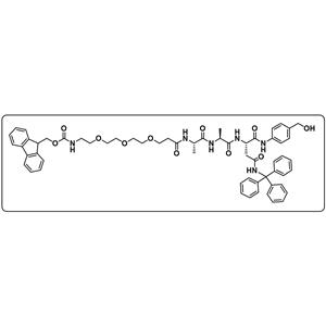 Fmoc-PEG3-Ala-Ala-Asn(Trt)-PAB