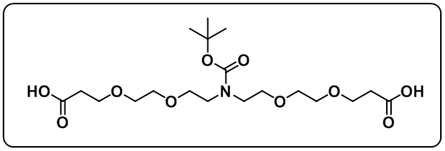 N-Boc-N-bis(PEG2-acid)