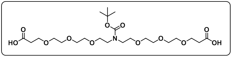 N-Boc-N-bis(PEG3-acid)