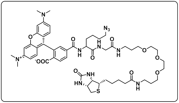 TAMRA-azide-PEG3-Biotin