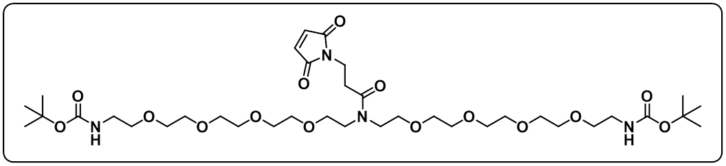 N-Mal-N-bis(PEG4-NH-Boc)