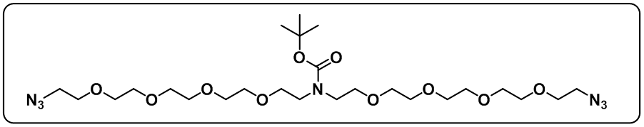 N-Boc-N-bis(PEG4-azide)