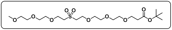 m-PEG3-Sulfone-PEG3-t-butyl ester