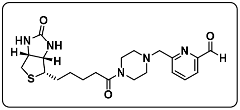 6-[[4-[5-[(3aS,4S,6aR)-Hexahydro-2-oxo-1H-thieno[3,4-d]imidazol-4-yl]-1-oxopentyl]-1-piperazinyl]methyl]-2-pyridinecarboxaldehyde