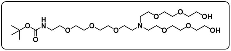 N-(Boc-PEG3)-N-bis(PEG2-alcohol)