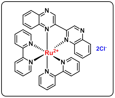 Bis (2,2'-bipyridyl) (2,2'-bipyrazine [5,10] phenyl) dichlorate