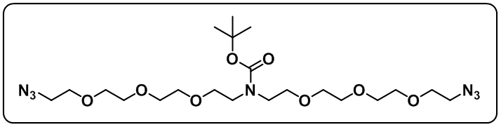 N-Boc-N-bis(PEG3-azide)