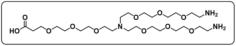 N-(acid-PEG3)-N-bis(PEG3-amine)