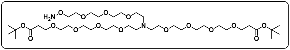 N-(Aminooxy-PEG3)-N-bis(PEG4-Boc)