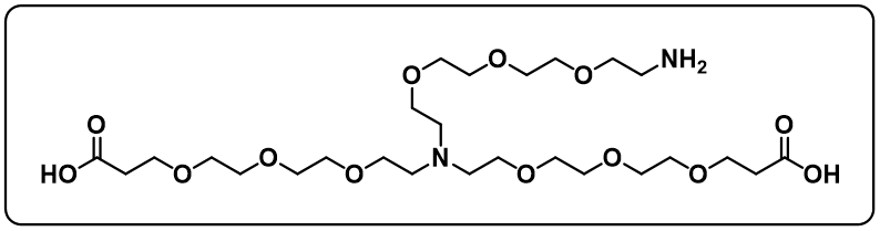 N-(Amino-PEG3)-N-Bis(PEG3-Acid)