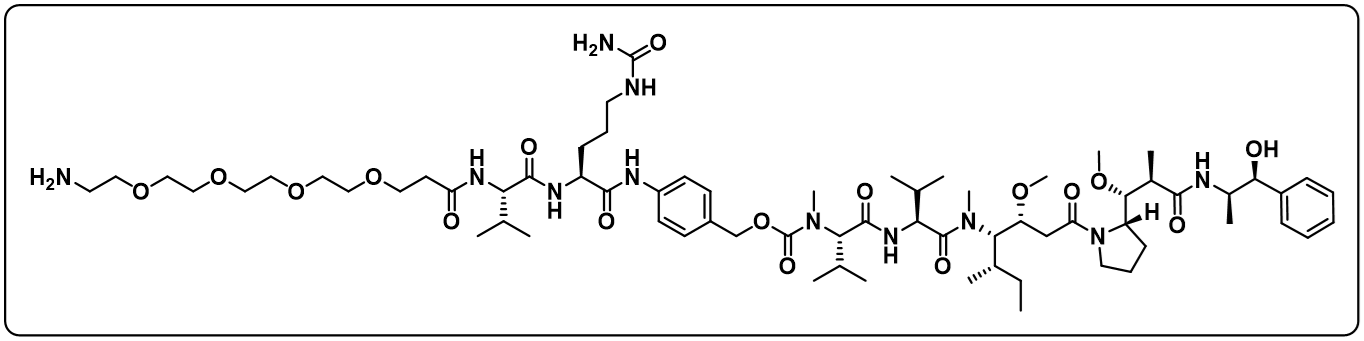 Amino-PEG4-Val-Cit-PAB-MMAE