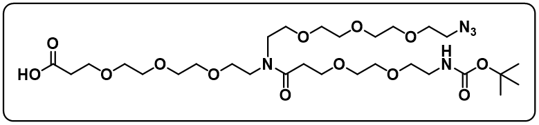 N-(Azido-PEG3)-N-(PEG2-NH-Boc)-PEG3-acid