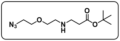 Azide-PEG1-NH-CH2CH2-COOtBu