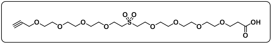 Propargyl-PEG4-Sulfone-PEG4-acid