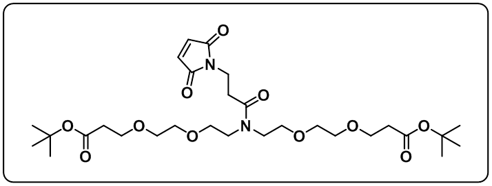 N-Mal-N-bis(PEG2-t-butyl ester)