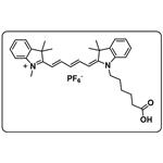 Cyanine5 carboxylic acid (PF6) pictures