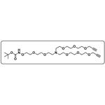 N-(t-Boc-Aminooxy-PEG2)-N-bis(PEG3-propargyl)