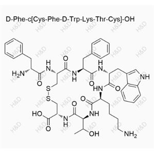  [Des-Thr-ol8 ]Octreotide acetate
