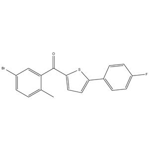 (5-broMo-2-Methylphenyl)(5-(4-fluorophenyl)thiophen-2-yl)Methanone