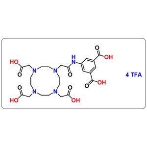 10-[2-[(3,5-Dicarboxyphenyl)amino]-2-oxoethyl]-DOTA (TFA salt)