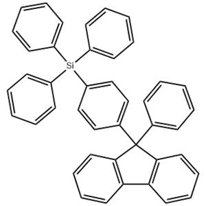 	TPSiF , Triphenyl(4-(9-phenyl-9H-fluoren-9-yl)phenyl)silane