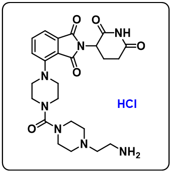 Pomalidomide-dipiperazine-NH2 hydrochloride