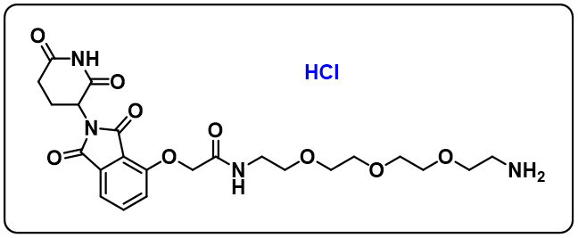 Thalidomide-O-amido-PEG3-NH2 hydrochloride