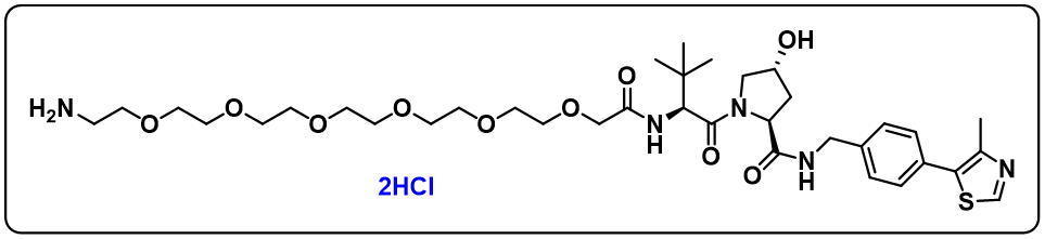 (S,R,S)-AHPC-PEG6-NH2(dihydrochloride)