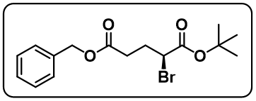 Pentanedioic acid, 2-bromo-, 1-(1,1-dimethylethyl) 5-(phenylmethyl) ester, (2S)- (9CI, ACI)