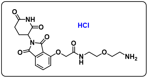 Thalidomide-O-amido-PEG1-NH2 hydrochloride