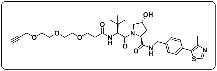 (S,R,S)-AHPC-PEG3-Alkyne