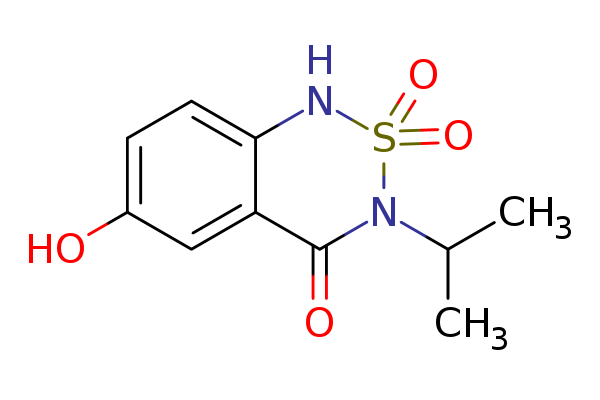 6-hydroxy-3-isopropyl-1H-benzo[c][1,2,6]thiadiazin-4(3H)-one 2,2-dioxide