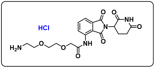 Pomalidomide-PEG2-NH2 hydrochloride