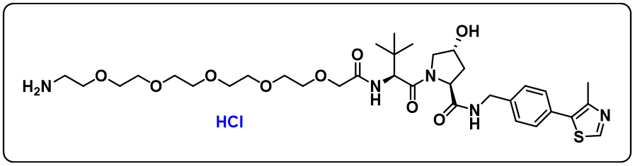 (S,R,S)-AHPC-PEG5-NH2 hydrochloride