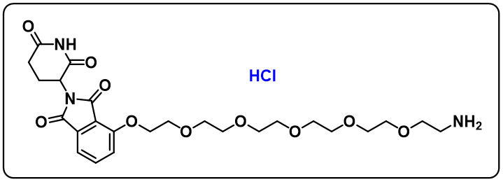 Thalidomide-O-PEG5-amine hydrochloride