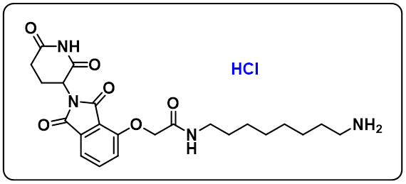 Thalidomide-O-amido-C8-NH2 hydrochloride