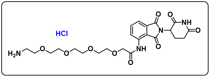 Pomalidomide-PEG4-NH2 hydrochloride