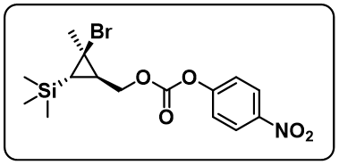 Carbonic acid,[(1R,2R,3R)-2-bromo-2-methyl-3-(trimethylsilyl)cyclopropyl]methyl 4-nitrophenyl ester,rel-(ACI)