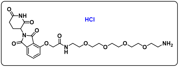 Thalidomide-O-amido-PEG4-NH2 hydrochloride