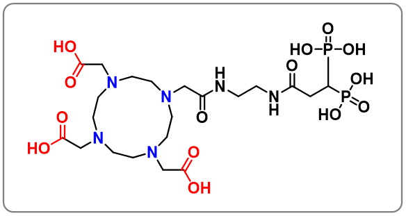 10-[2-Oxo-2-[[2-[(1-oxo-3,3-diphosphonopropyl)amino]ethyl]amino]ethyl]-1,4,7,10-tetraazacyclododecane-1,4,7-triacetic acid