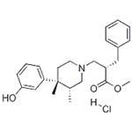 (S)-2-(((3R,4R)-4-(3-Hydroxyphenyl)-3,4-dimethylpiperidin-1-yl)methyl)-3-phenylpropanoic acid methyl ester hydrochloride pictures