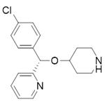 2-[(S)-(4-CHLOROPHENYL)(4-PIPERIDINYLOXY)METHYL]PYRIDINE