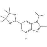 1H-BenziMidazole, 4-fluoro-2-Methyl-1-(1-Methylethyl)-6-(4,4,5,5-tetraMethyl-1,3,2-dioxaborolan-2-yl)-