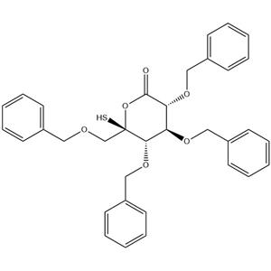 D-Gluconicacid,2,3,4,6-tetrakis-O-(phenylmethyl)-5-thio-,δ-thiolactone