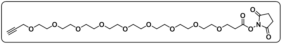 Propargyl-PEG9-NHS ester