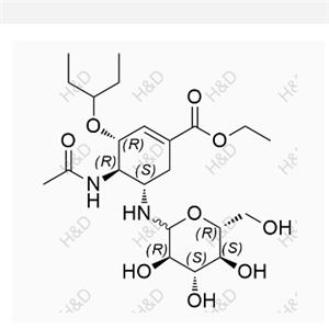 Oseltamivir Glucose Adduct 1