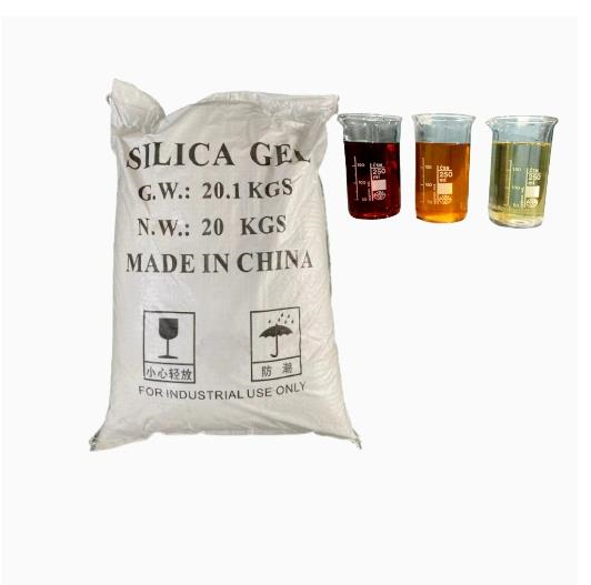 China High Purity Diesel Oil Bleaching Agent Silica Gel Sand for Black Diesel Cleaning