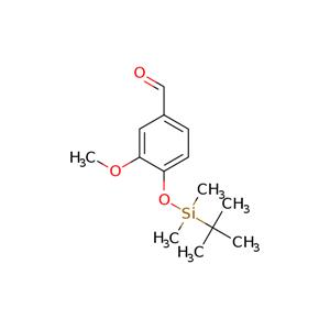 4-((tert-butyldimethylsilyl)oxy)-3-methoxy benzaldehyde